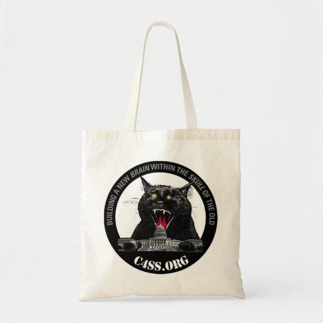 C4SS Lazer cat for carrying your stuff Tote Bag (Front)