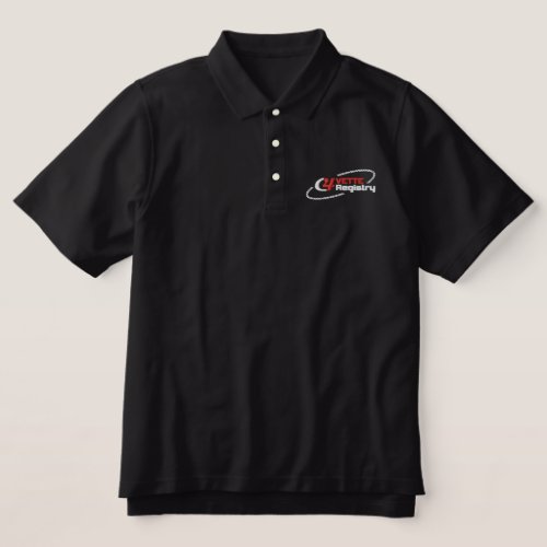 C4VR Logo Embroidered Dark Polo Shirt