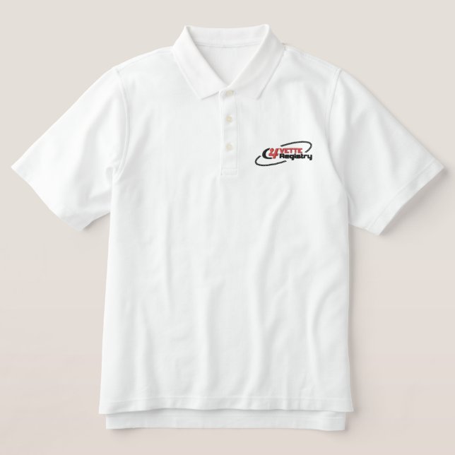 C4VR Logo Embroidered Light Polo Shirt (Design Front)
