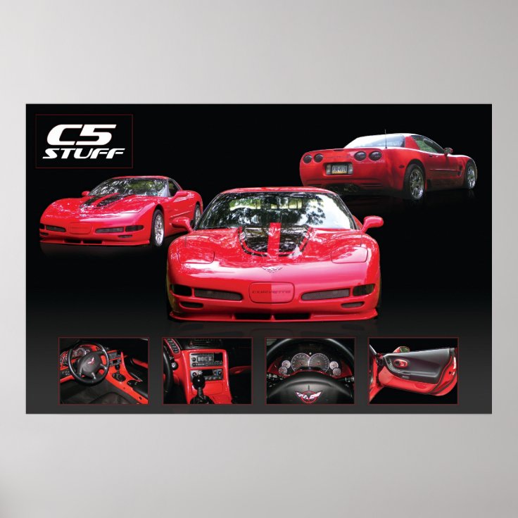 C5 corvette poster | Zazzle