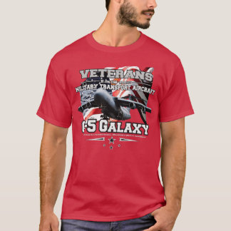 C5 Galaxy military transport aircraft T-Shirt