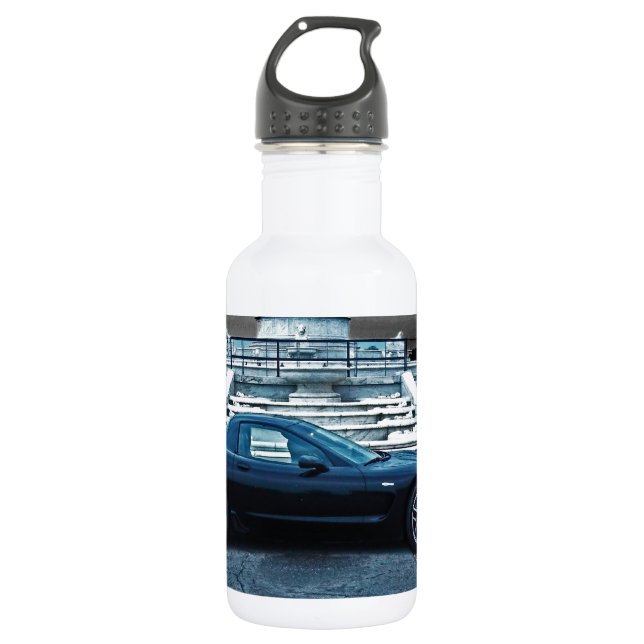 C5 ZO6 CORVETTE ON BELLE ISLE WATER BOTTLE (Front)