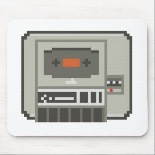 C64 Datasette 8bit Tape Cassette Recorder Mouse Pad