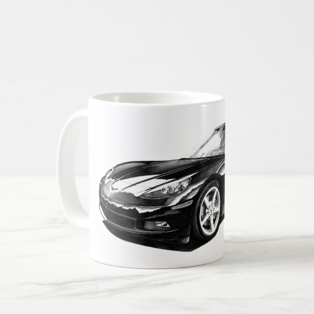C6 Corvette Coffee Mug (Front Left)