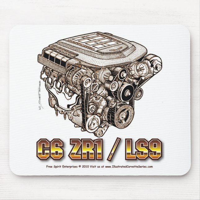 C6 ZR1/LS9 MOUSE PAD (Front)