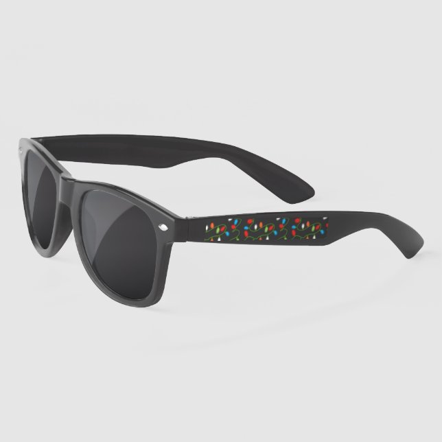C7 Christmas Lights Sunglasses (Gray & Multi) (Left)