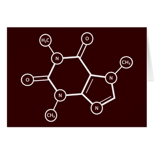C8H10N4O2 molecular structure (Front Horizontal)