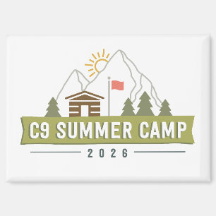 C9 Summer Camp 2026 Logo Magnet