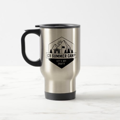 C9 Summer Camp Logo Travel Mug