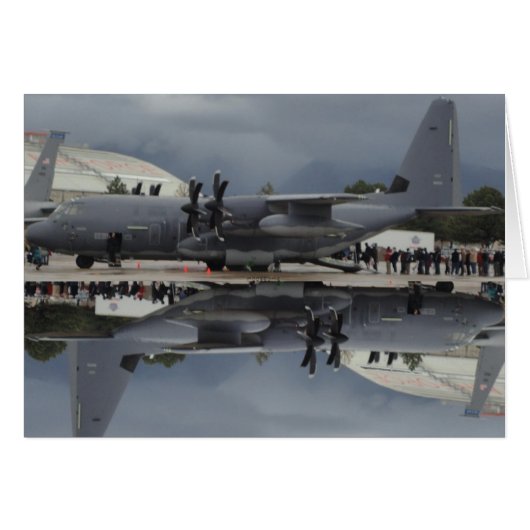 C-130 at Hill Air Force Base 2012 card (Front Horizontal)