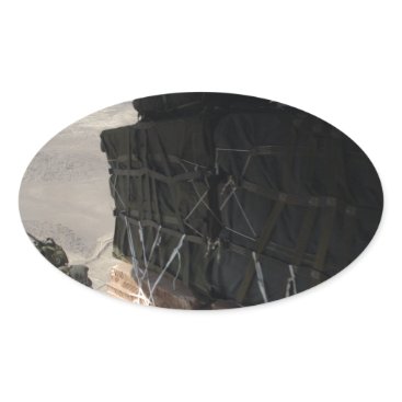 C-130 COMBAT AIRDROP AFGHANISTAN OVAL STICKER C-130 COMBAT AIRDROP AFGHANISTAN OVAL STICKER