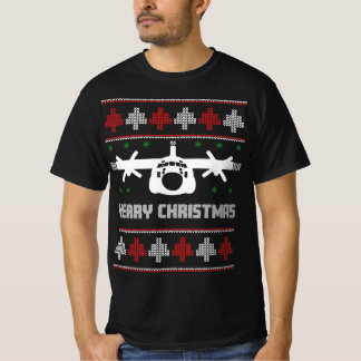 C-130 Hercules Airplane Ugly Christmas Sweater