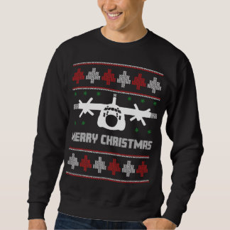 C-130 Hercules Airplane Ugly Christmas Sweater