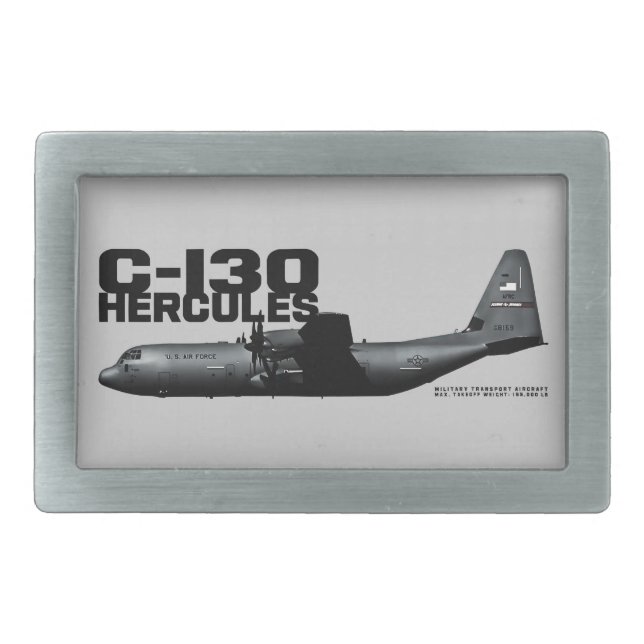 C-130 Hercules Belt Buckle (Front)