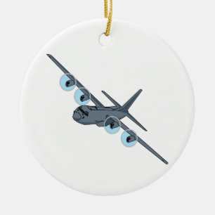 C-130 Hercules Ceramic Ornament