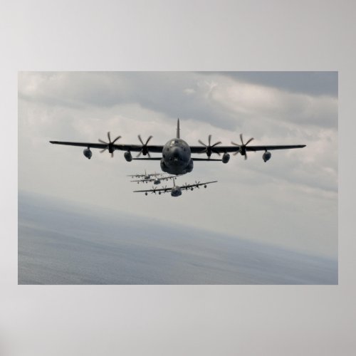 C_130 Hercules Line up Poster