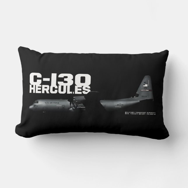 C-130 Hercules Lumbar Pillow (Front)