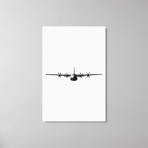 C_130 Hercules Military Aircraft Canvas Print