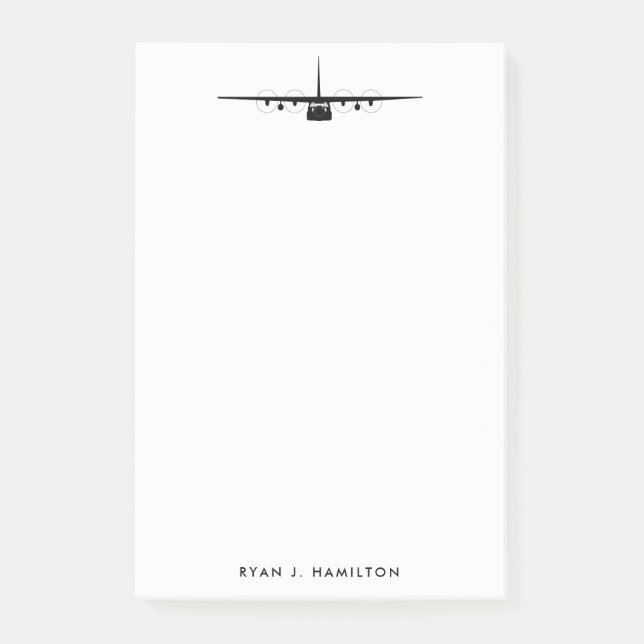 C-130 Hercules Personalize Note Pad (Front)
