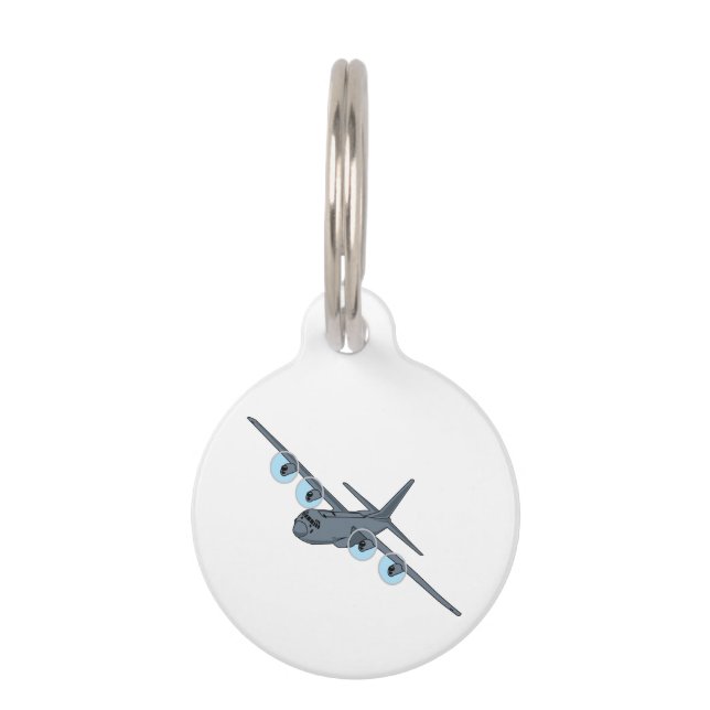 C-130 Hercules Pet ID Tag (Front)