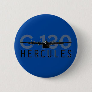 C-130 Hercules Pinback Button