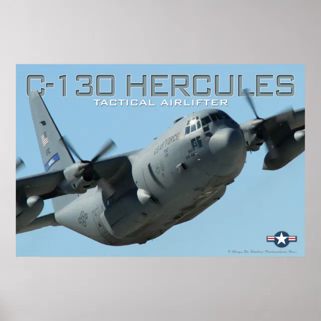 C-130 ポスター C-130 Hercules Poster | Zazzle