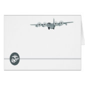 C-130 USMC Aviation Notecard (Front Horizontal)