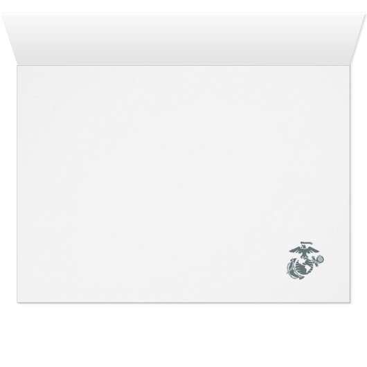 C-130 USMC Aviation Notecard (Inside Horizontal (Bottom))