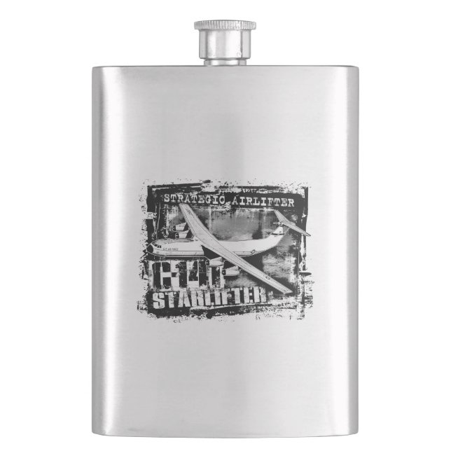 C-141 Starlifter Flask Classic Flask (Front)