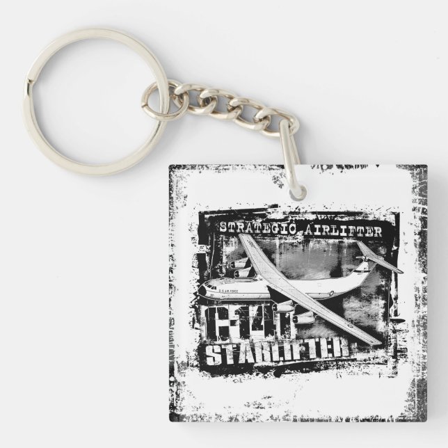 C-141 Starlifter Keychain Acrylic Keychain (Front)