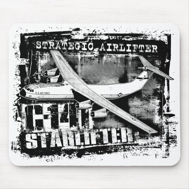 C-141 Starlifter Mouse Pad Mousepad (Front)