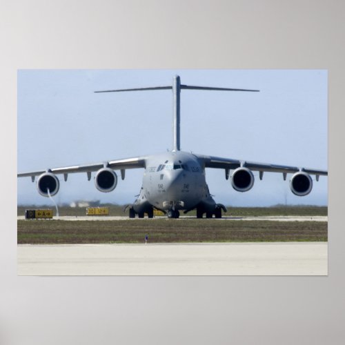 C_17 Globemaster III Aircraft Poster