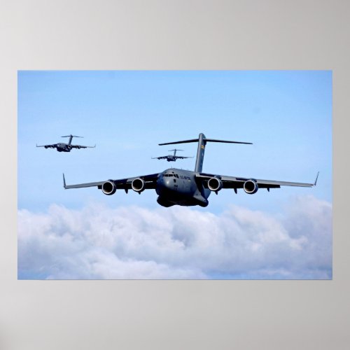 C_17 Globemaster III Aircraft Poster