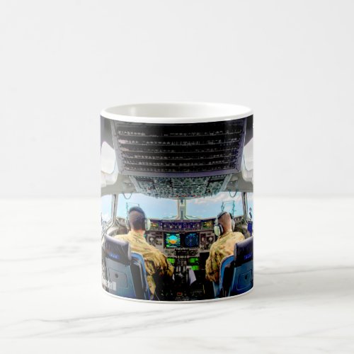 C_17 GLOBEMASTER III COCKPIT COFFEE MUG