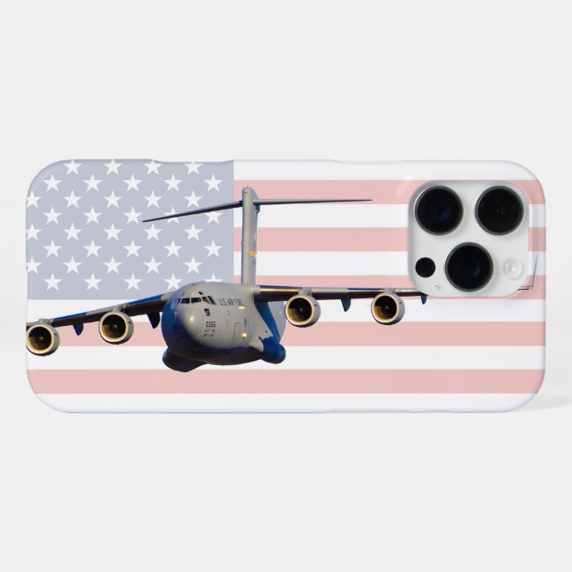 C-17 GLOBEMASTER III iPhone CASE (Back Horizontal)