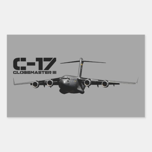 C_17 Globemaster III Rectangular Sticker