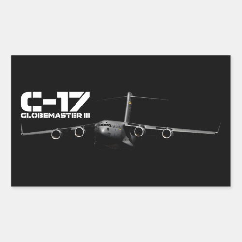C_17 Globemaster III Rectangular Sticker