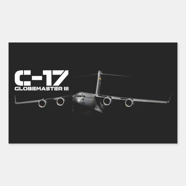 C-17 Globemaster III Rectangular Sticker (Front)