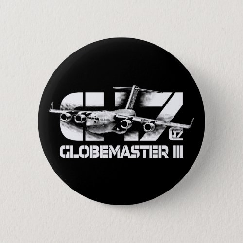 C_17 Globemaster III Round Button Button