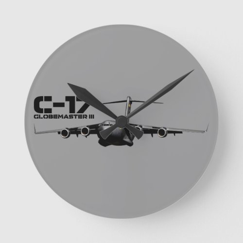 C_17 Globemaster III Round Clock