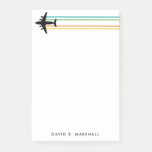 C-17 Globemaster Jet Striped Custom Name Notepad