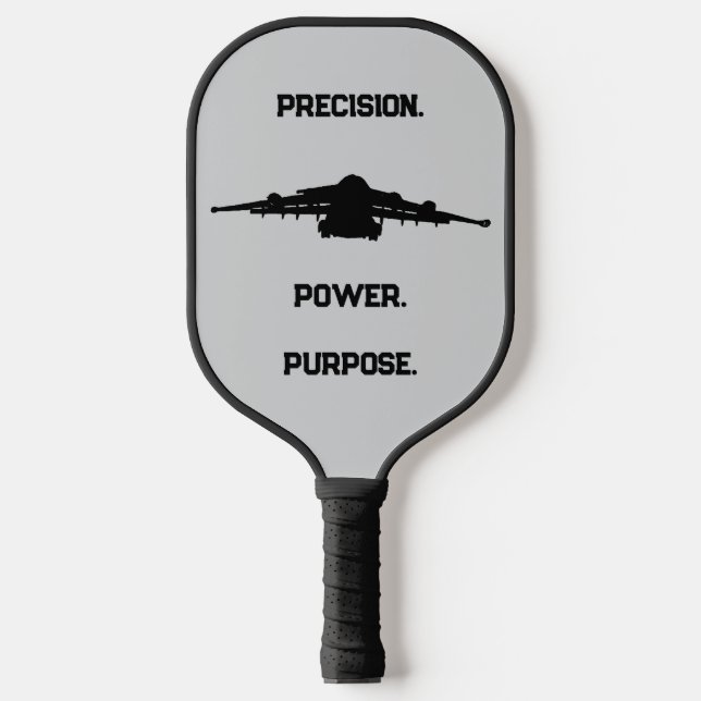 C-17 GLOBEMASTER PRECISION POWER PURPOSE PICKLEBALL PADDLE (Front)