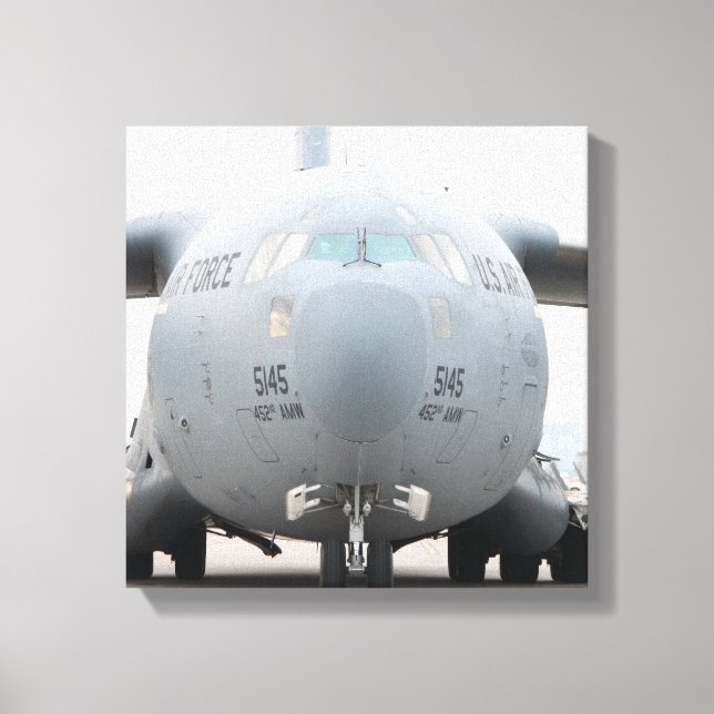 C-17 Globemaster v2 Wrapped Canvas Print (Front)