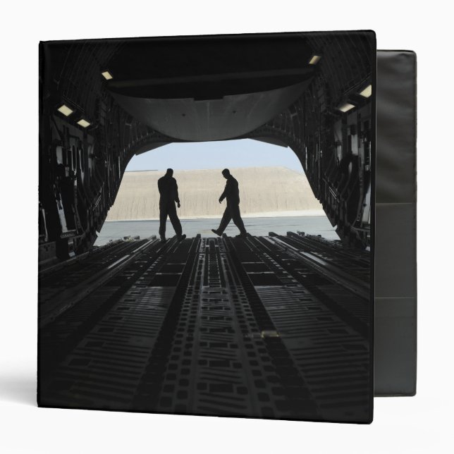 C-17A Globemaster III loadmasters 3 Ring Binder (Front/Inside)