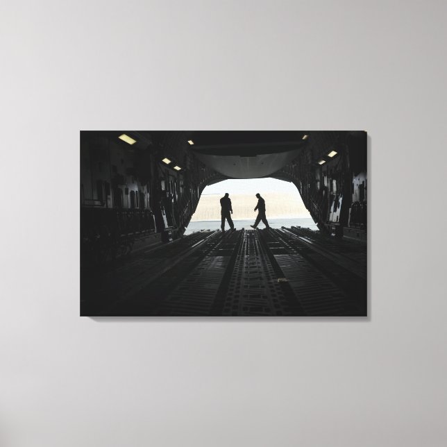 C-17A Globemaster III loadmasters Canvas Print (Front)