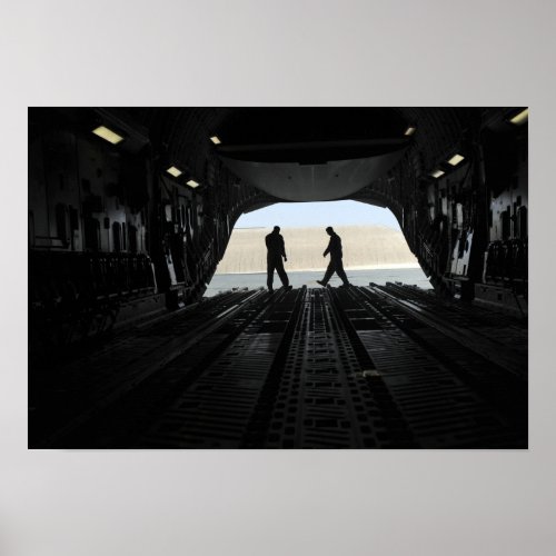 C_17A Globemaster III loadmasters Poster