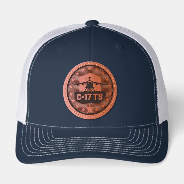 C-17TS Aviation Patch Style Trucker Hat | Military (Front)