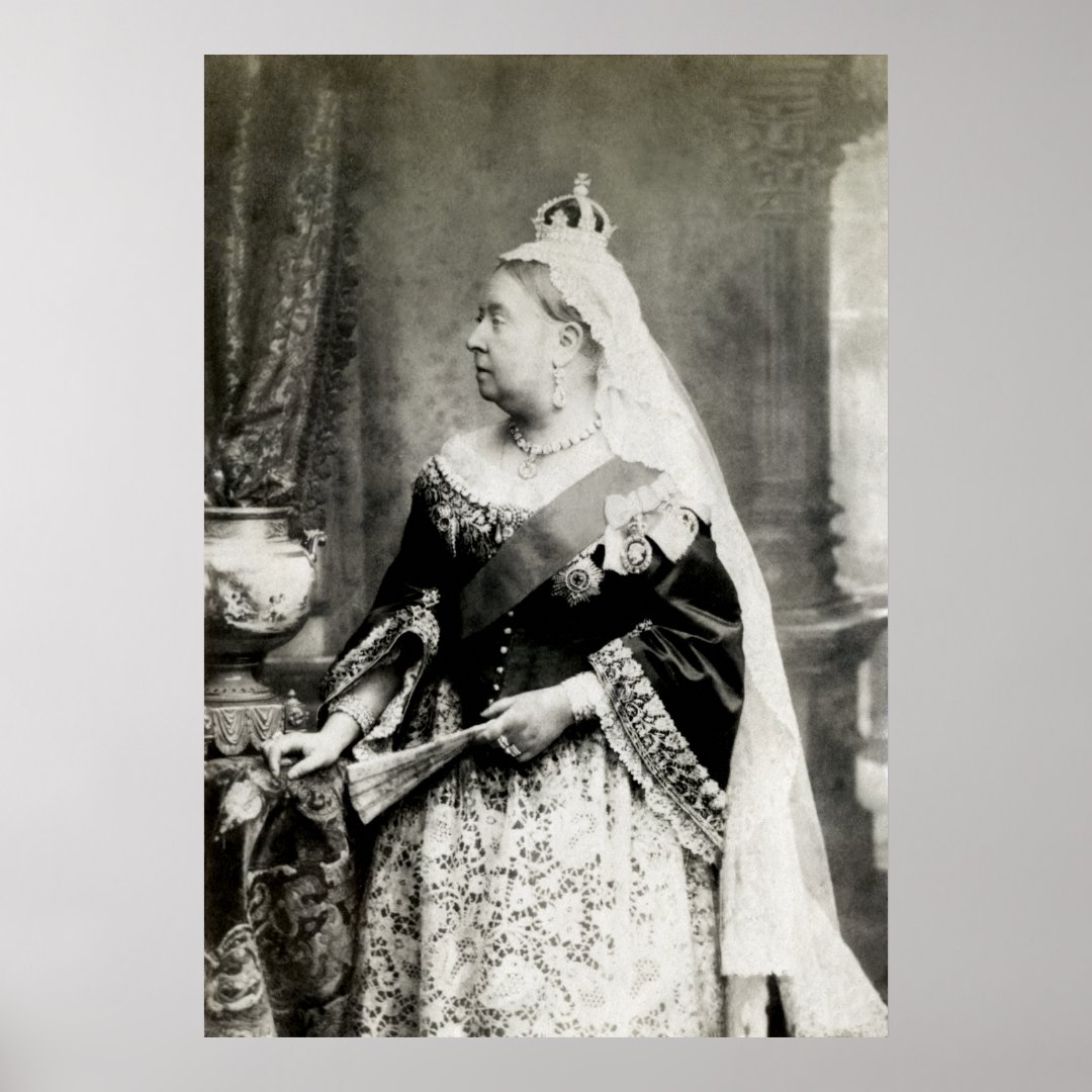 C. 1890 Queen Victoria of England Poster Zazzle