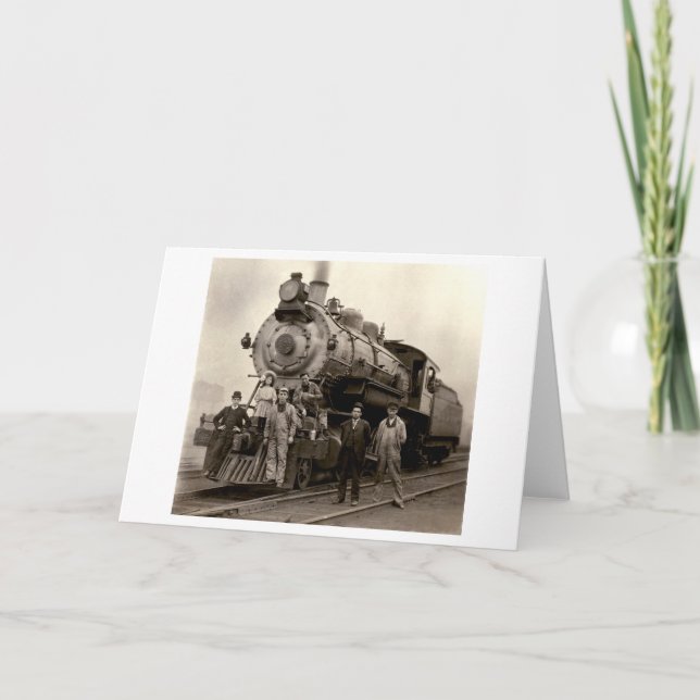 C. 1905 Railroad Train Card (Front)