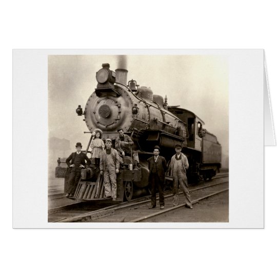 C. 1905 Railroad Train Card